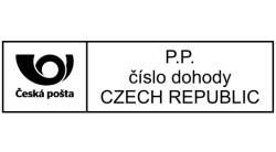 poštovní razítko Česká pošta